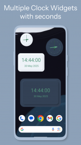 اسکرین شات 4 برنامه Floating Clock-Timer&Stopwatch