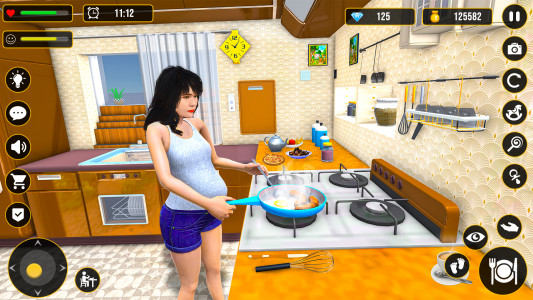 اسکرین شات بازی Pregnant Mother Simulator Game 1