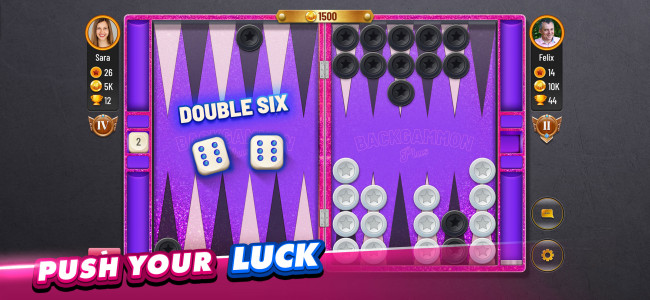 اسکرین شات بازی Backgammon Plus - Board Game 4