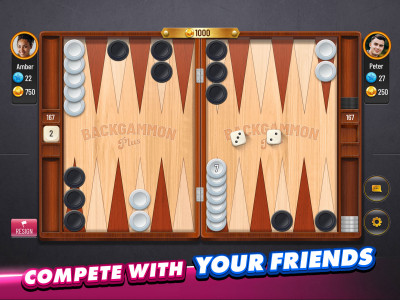 اسکرین شات بازی Backgammon Plus - Board Game 2