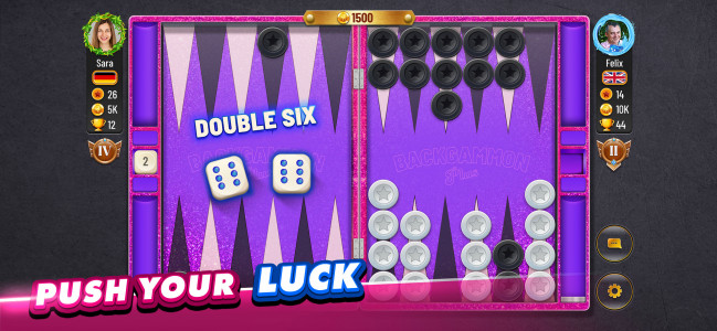 اسکرین شات بازی Backgammon Plus - Board Game 4