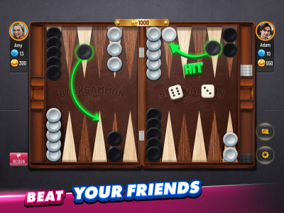 اسکرین شات بازی Backgammon Plus - Board Game 3