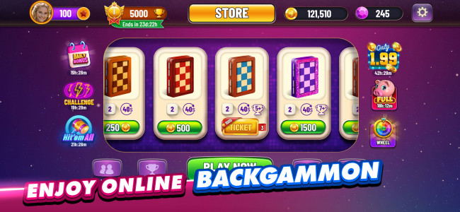 اسکرین شات بازی Backgammon Plus - Board Game 1