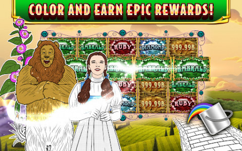 اسکرین شات بازی Wizard of OZ Free Slots Casino Games 5