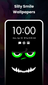 اسکرین شات 2 برنامه Funky Smile Wallpaper
