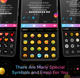 اسکرین شات برنامه Fonts: Emojis, Symbols 6