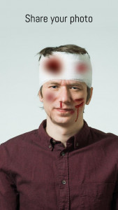 اسکرین شات 4 برنامه Injury on Face Photo Maker