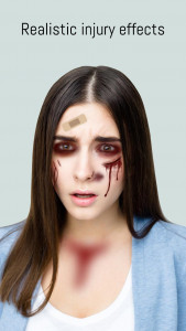 اسکرین شات 3 برنامه Injury on Face Photo Maker