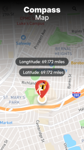 اسکرین شات 3 برنامه Compass App: Accurate Compass