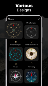 اسکرین شات 4 برنامه Compass 25: Accurate Compass