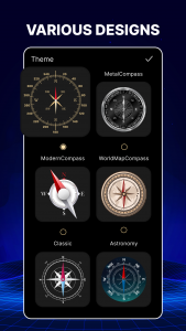 اسکرین شات برنامه Compass: Direction Compass 3