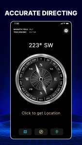 اسکرین شات برنامه Compass: Direction Compass 2