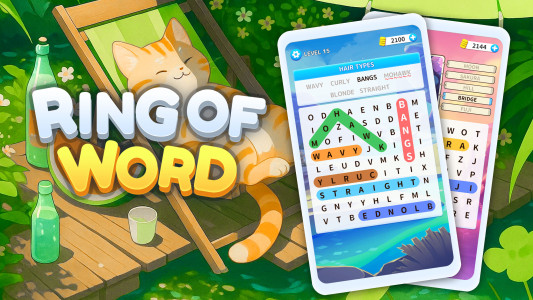 اسکرین شات 8 بازی Ring of Words: Find Words