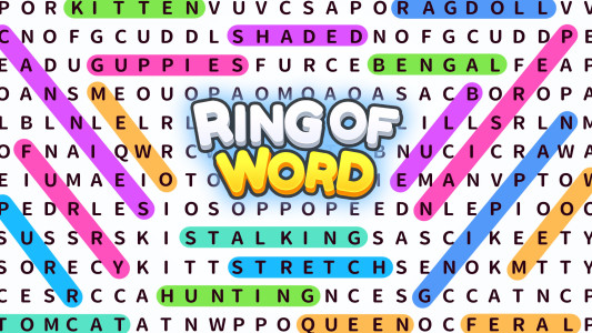 اسکرین شات 1 بازی Ring of Words: Find Words