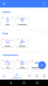 اسکرین شات 1 برنامه Xərclərim - Expense Manager