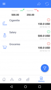 اسکرین شات برنامه Xərclərim - Expense Manager 5