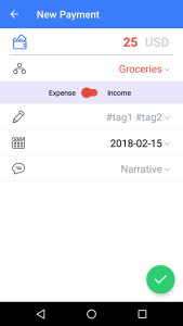 اسکرین شات 7 برنامه Xərclərim - Expense Manager