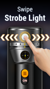 اسکرین شات 4 برنامه Flashlight & Flash Alert