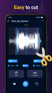 اسکرین شات 2 برنامه Ringtone Maker & Music Cutter