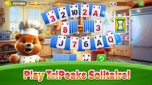 اسکرین شات بازی Cooking Solitaire TriPeaks 1