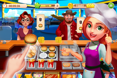 اسکرین شات بازی Cooking Talent - Restaurant manager - Chef game 1