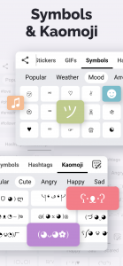 اسکرین شات برنامه Fonts Art: Cute Keyboard Font 5
