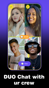 اسکرین شات برنامه Monkey - random video chat 2