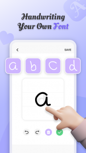 اسکرین شات 3 برنامه Cool Fonts - Keyboard & Themes
