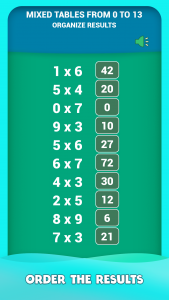 اسکرین شات برنامه Multiplication tables games 6