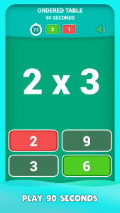 اسکرین شات برنامه Multiplication tables games 3