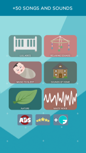 اسکرین شات 1 برنامه Baby sleep sounds - lullaby