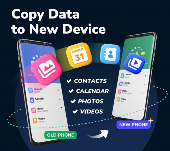 اسکرین شات برنامه Data Transfer - Copy My Data 1