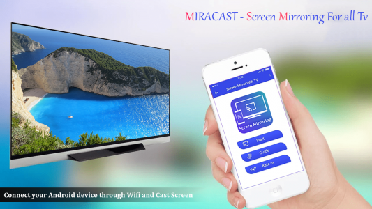 اسکرین شات برنامه Miracast for Android to tv : W 5