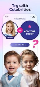 اسکرین شات 2 برنامه Future Baby Generator