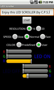 اسکرین شات برنامه LED Scroller 7