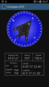 اسکرین شات برنامه Compass with GPS 3