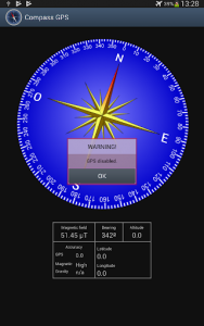 اسکرین شات برنامه Compass with GPS 8