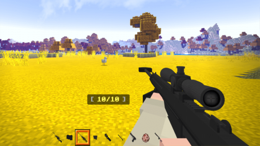 اسکرین شات برنامه MCPE Actual Gun Mod 1