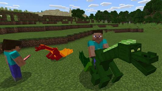 اسکرین شات برنامه MCPE Dragon Mod 3