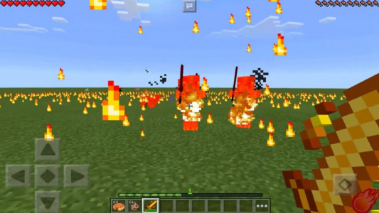 اسکرین شات 1 برنامه Elemental Sword Mod for MCPE
