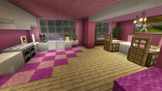 اسکرین شات برنامه Pink House MCPE 3