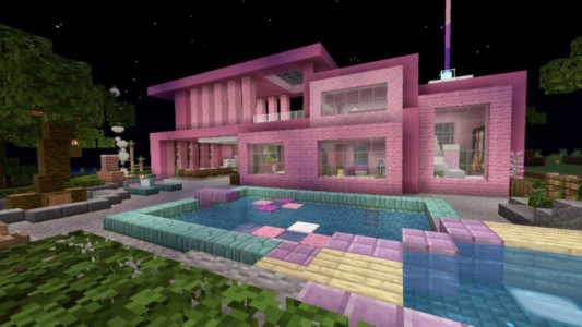 اسکرین شات برنامه Pink House MCPE 4