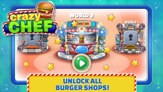 اسکرین شات بازی Crazy Chef: Top Burger Game 3