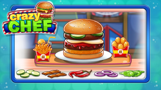 اسکرین شات بازی Crazy Chef: Top Burger Game 5