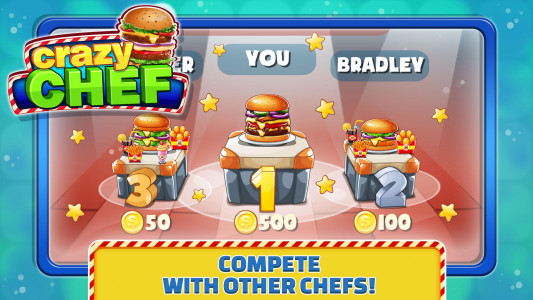 اسکرین شات بازی Crazy Chef: Top Burger Game 4