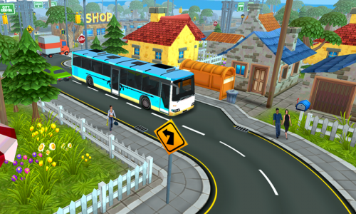 اسکرین شات بازی Bus Driver Simulator 3D 2
