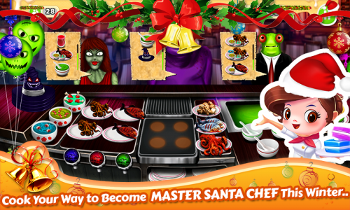اسکرین شات بازی Santa Restaurant Cooking Game 5