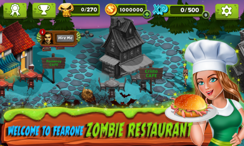 اسکرین شات بازی Restaurant Mania : Zombie Kitchen 1