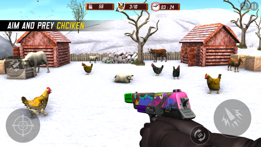 اسکرین شات 2 بازی Chicken Shooting 3D Hunt Games