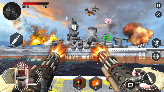 اسکرین شات 1 بازی Warships War Machine Gun Games